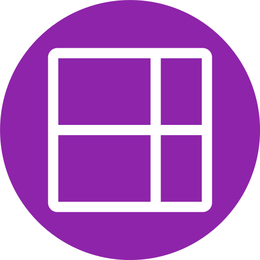 Layout Generic color fill icon