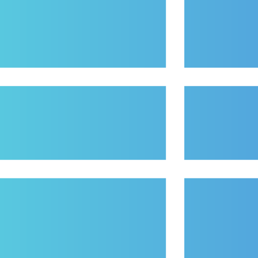 układ Generic gradient fill ikona