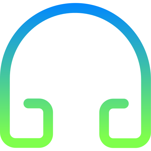 headphone Generic gradient outline icon