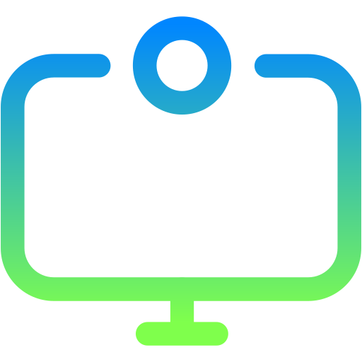 웹캠 Generic gradient outline icon