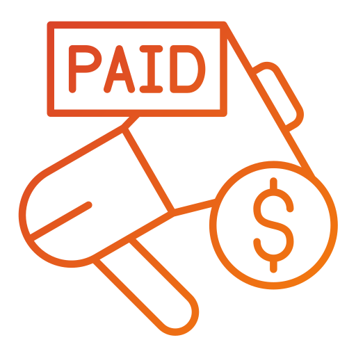 Paid ads Generic gradient outline icon