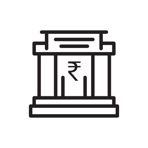 은행 Generic black outline icon