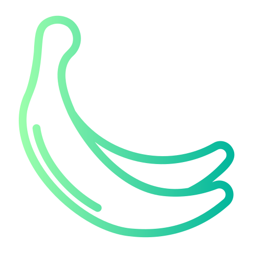 banana Generic gradient outline Ícone