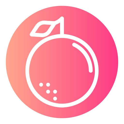 オレンジ Generic gradient fill icon