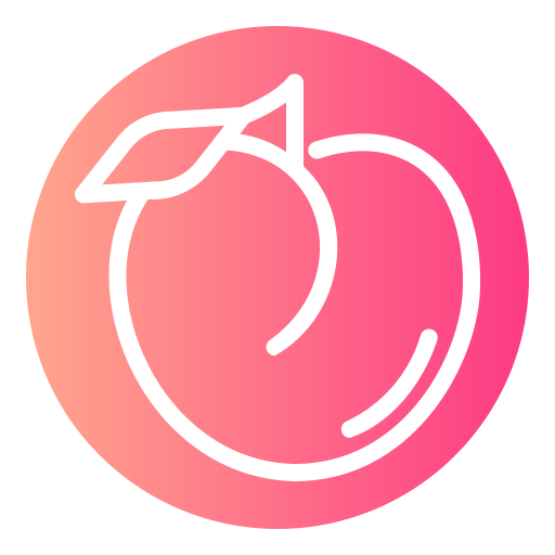 Peach Generic gradient fill icon