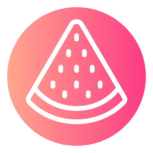 wassermelone Generic gradient fill icon