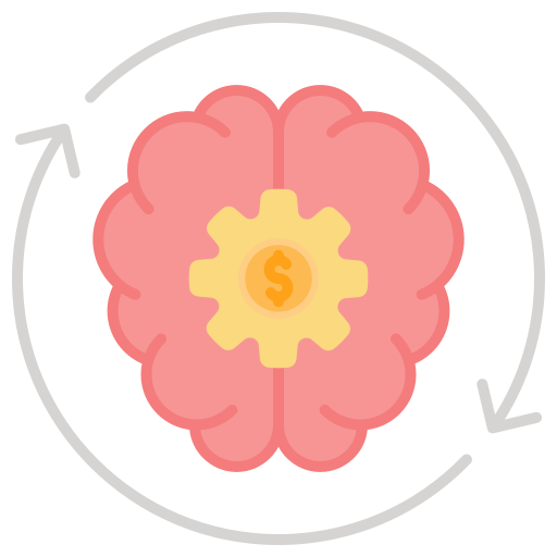 brain process Generic color fill icono