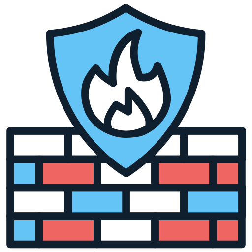 Firewall Vectors Tank Two colors icon