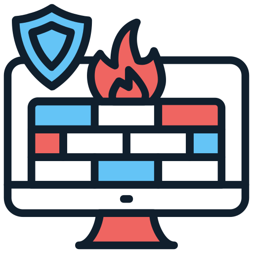firewall Vectors Tank Two colors icon