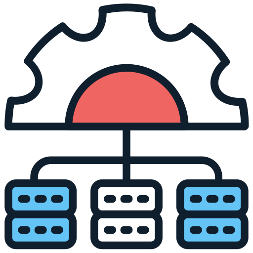 base de datos Vectors Tank Two colors icono