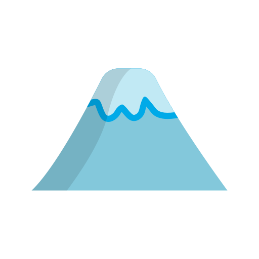Mountain peak Generic color fill icon