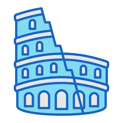 Colosseum Generic color lineal-color icon