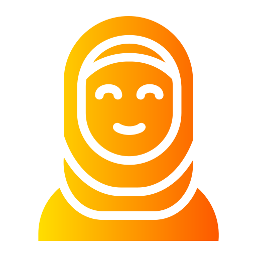 Hijab Generic gradient fill icon