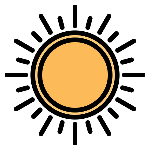 태양 Generic color lineal-color icon