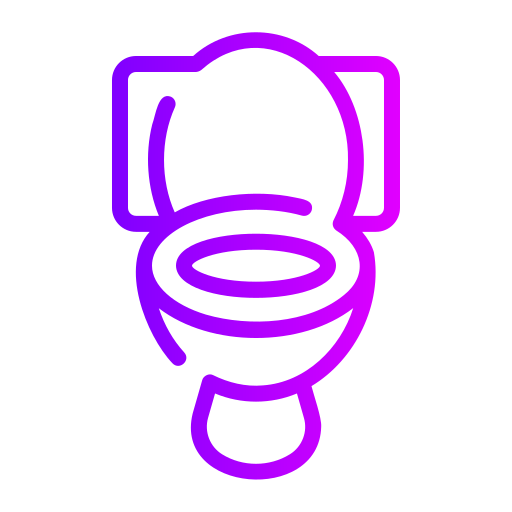 Toilet  Generic gradient outline icon