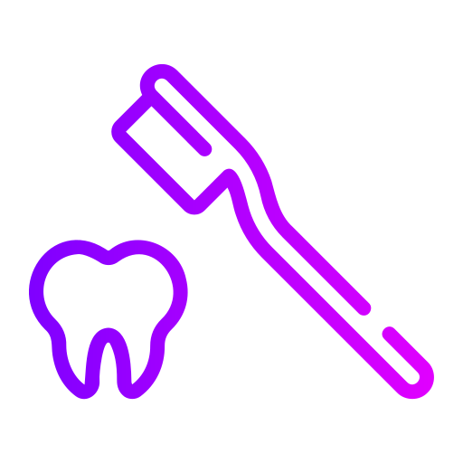 Brushing teeth Generic gradient outline icon