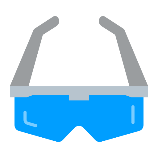 Safety glasses Generic color fill icon