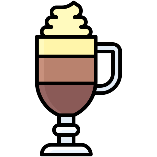 アイリッシュコーヒー Generic color lineal-color icon