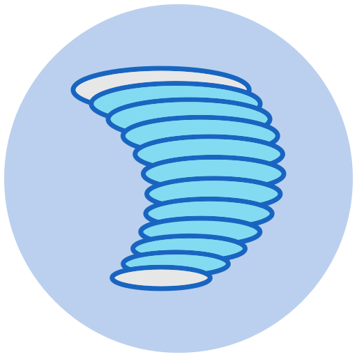 tornado Generic color lineal-color icono