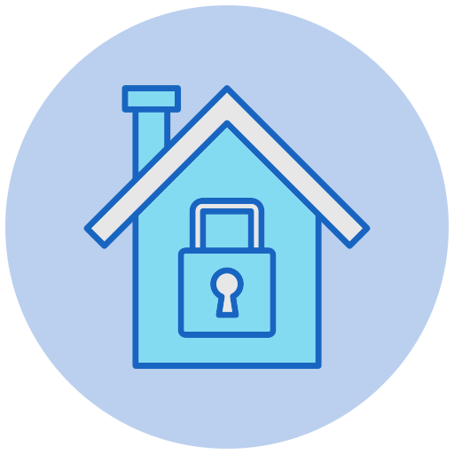 House lock Generic color lineal-color icon