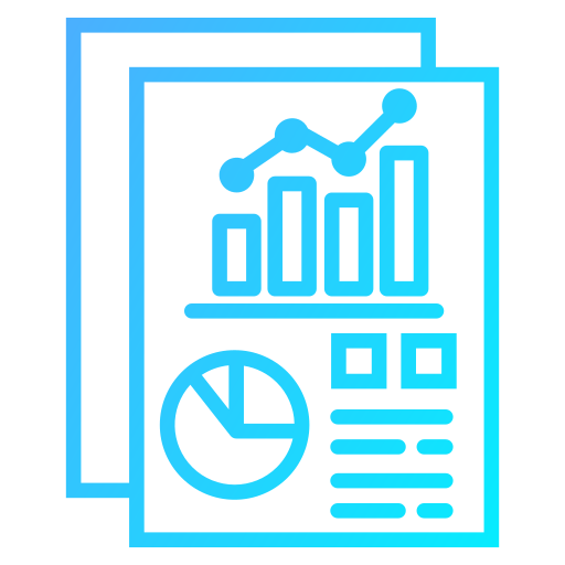 data analytics Generic gradient outline icono