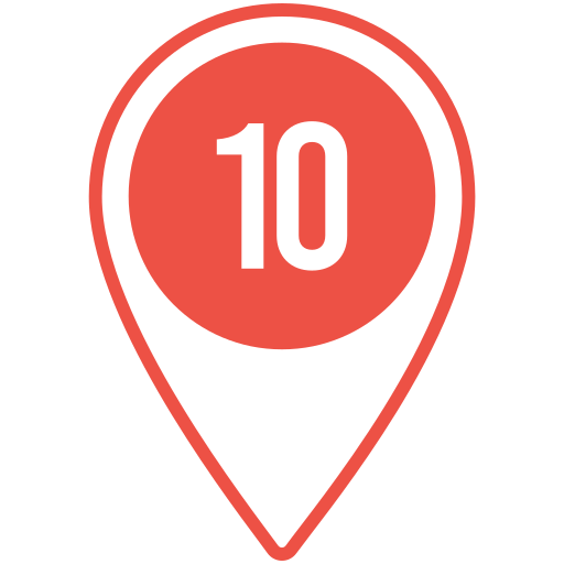 Number 10 Generic color lineal-color icon