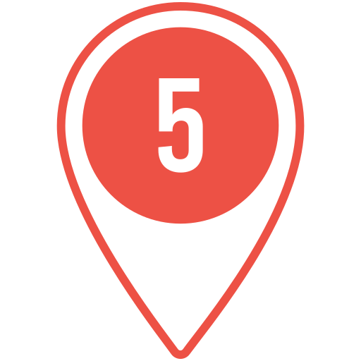 Number 5 Generic color lineal-color icon