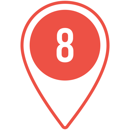Number 8 Generic color lineal-color icon
