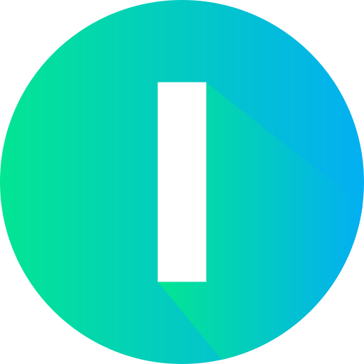 Letter i Generic gradient fill icon