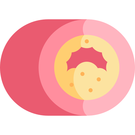 Diseased vessel Kawaii Flat icon