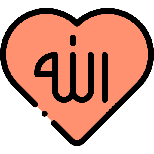 Allah Detailed Rounded Lineal color icono