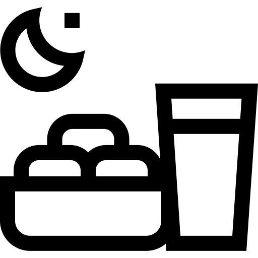 iftar Basic Straight Lineal Icône