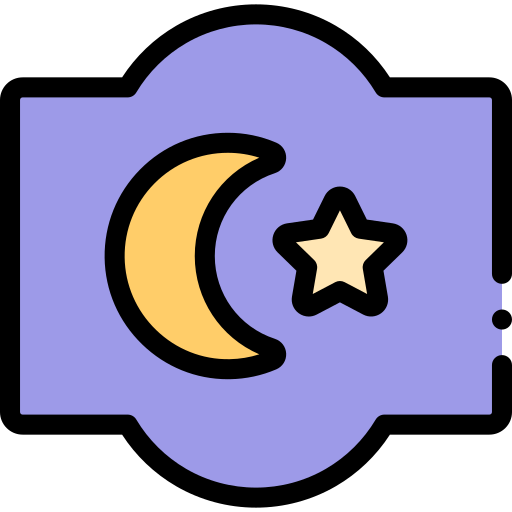 Ramadan Detailed Rounded Lineal color icon