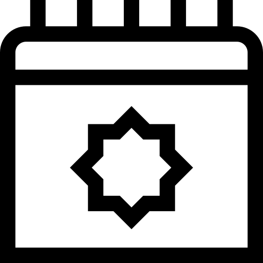 ramadan Basic Straight Lineal ikona