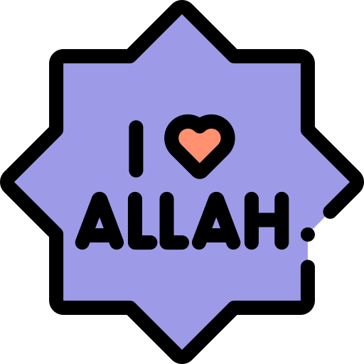 allah Detailed Rounded Lineal color ikona