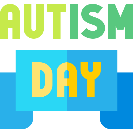 autism day Basic Straight Flat Ícone