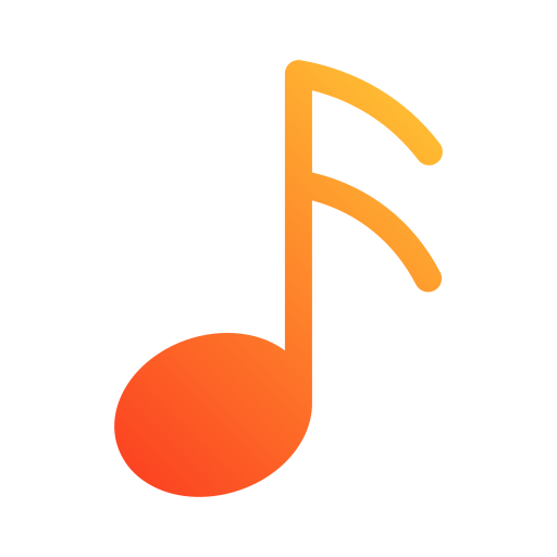 musiknote Generic gradient fill icon