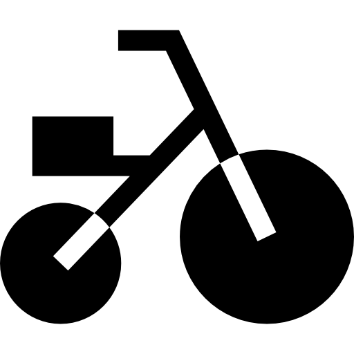 三輪車 Basic Straight Filled icon