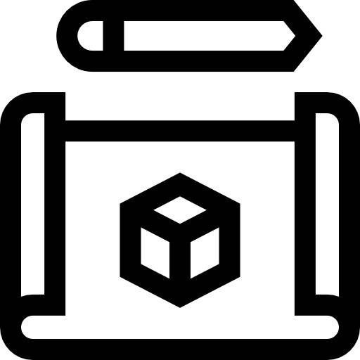sześcian Basic Straight Lineal ikona