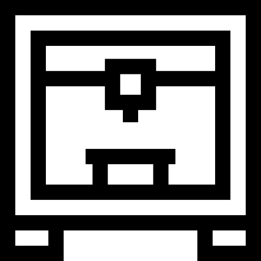 drukarka 3d Basic Straight Lineal ikona