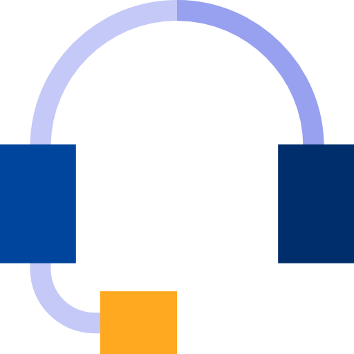 headset Basic Straight Flat icon