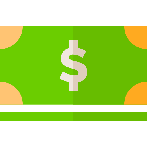 Доллар Basic Straight Flat иконка