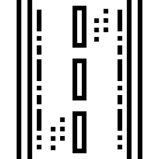道 Detailed Straight Lineal icon