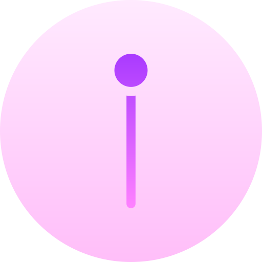 vetzuur verzadigd Basic Gradient Circular icoon