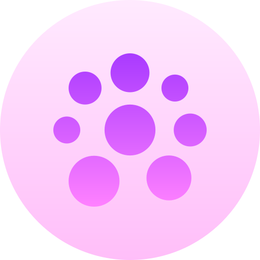 kropelka tłuszczu Basic Gradient Circular ikona