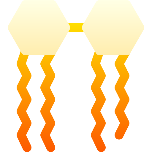 membrana bacteriana Basic Gradient Gradient Ícone