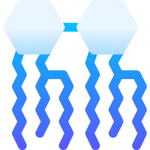 błona bakteryjna Basic Gradient Gradient ikona