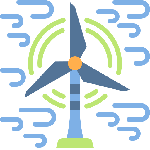Wind mill  Generic color fill icon