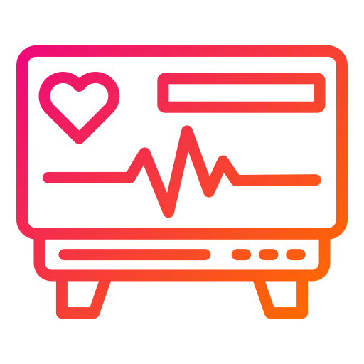 Heart monitoring Generic gradient outline icon