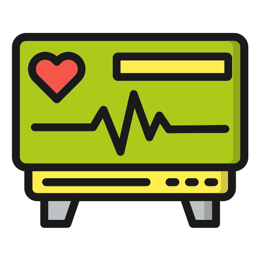 Heart monitoring Generic color lineal-color icon